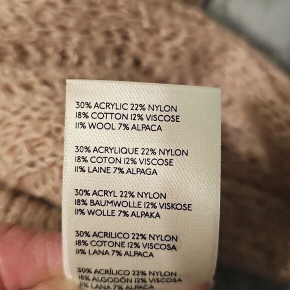 Free People Cream Crew Neck Sweater Plush Texture - Picture 4 of 4